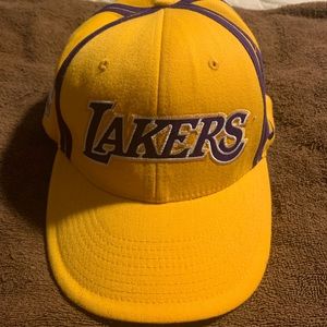 Los Angeles Lakers hat.